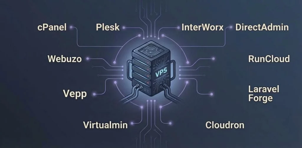 Illustration for VPS Control Panels Explained