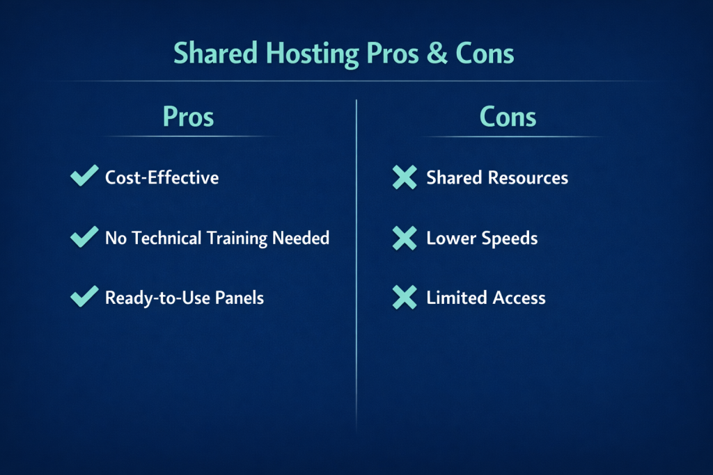 Advantages & Disadvantages of Shared Hosting