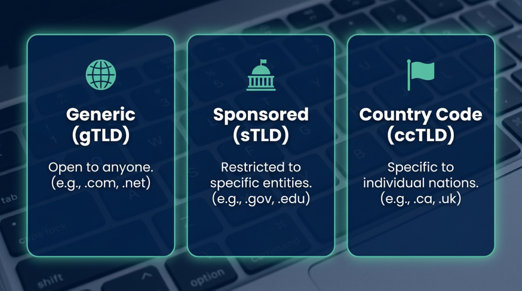 Types of Domain Extensions