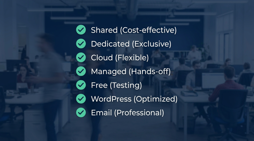 types of hosting