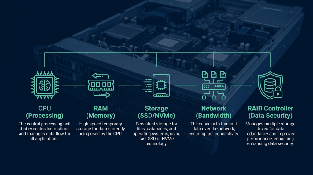  Components of a Dedicated Hosting