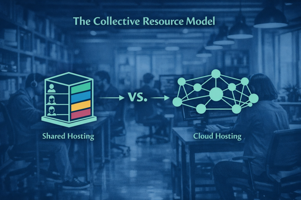 cloud hosting vs. shared hosting